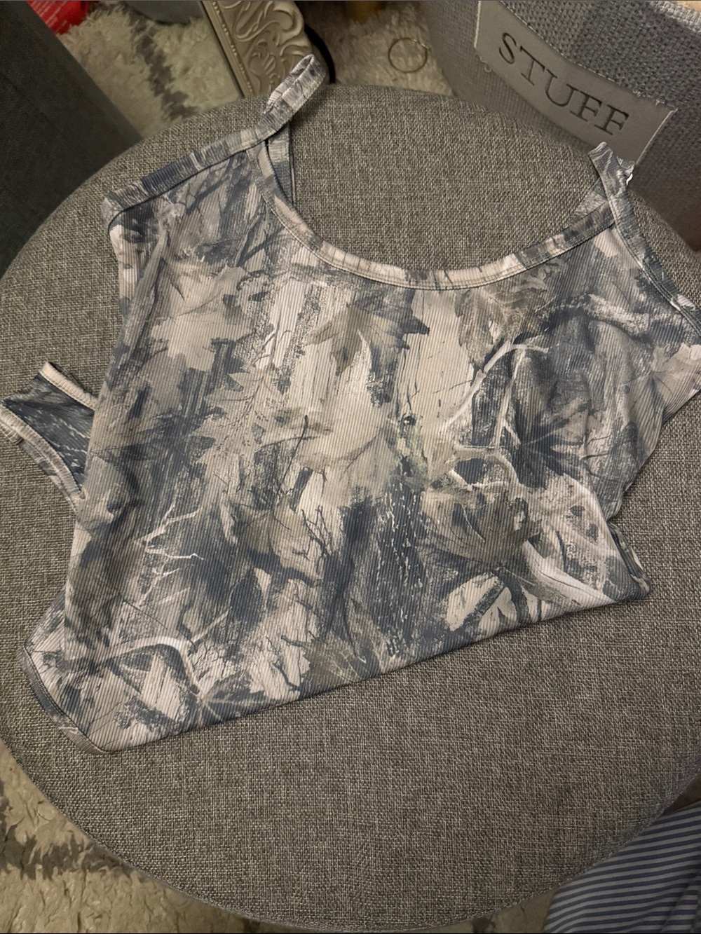 Women's camo Scoop Neck bodysuit